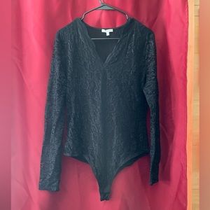 Maurice’s black lace bodysuit
